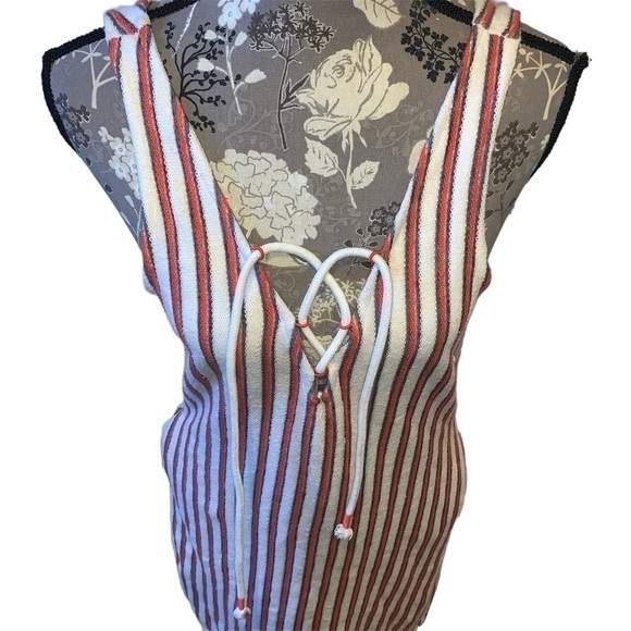 REBECCA MINKOFF Dress Striped Nautical Sleeveless size small - Picture 4 of 9